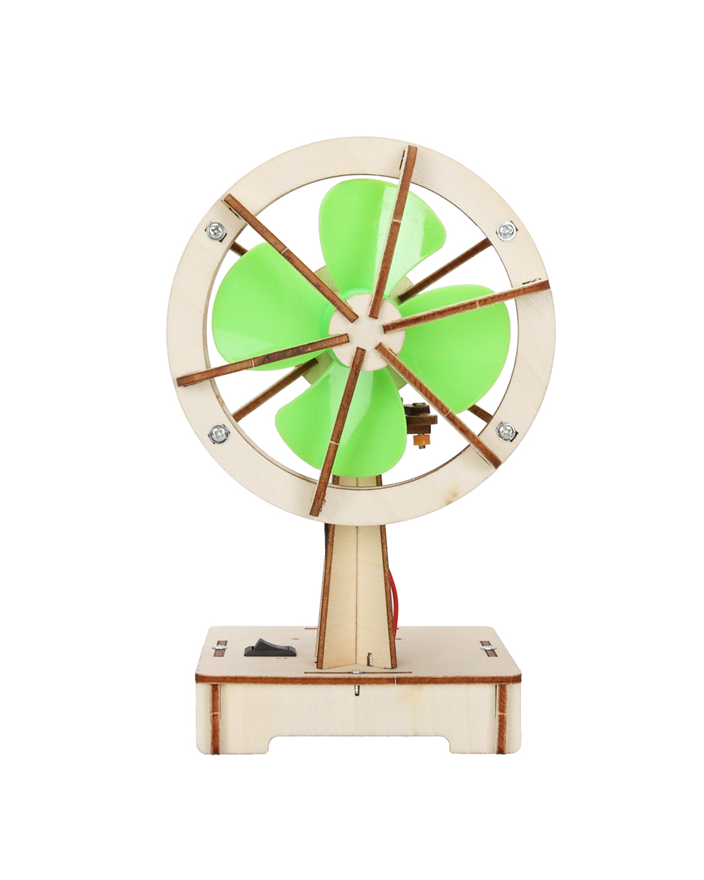 Zhiyitech Great Set Diy Electric For Students Kids Fan Model Science Project Technology Toys Self-Building Education Kit front-1
