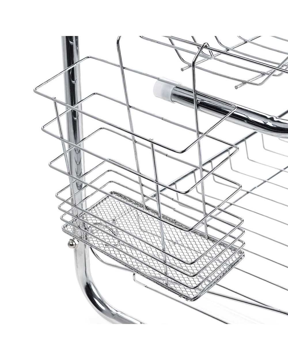 2 Tier Multi-use Stainless Steel Sink Drain Rack front-5