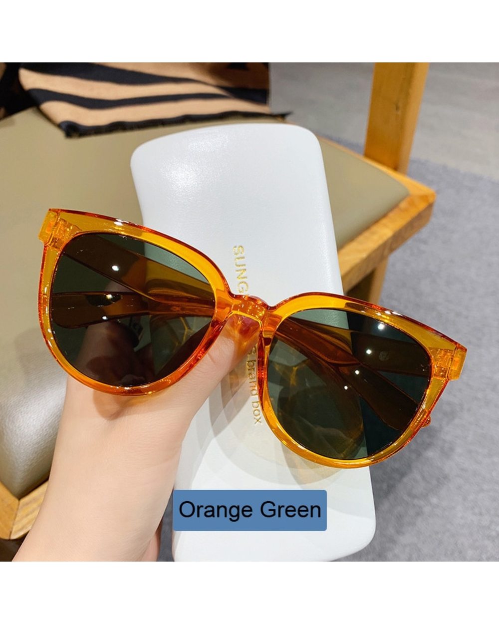 Fashion Cat Eye Sunglasses Women Brand Designer Vintage Sun Glasses Female 2022 Lady Retro Shades Oculos De Sol front-3