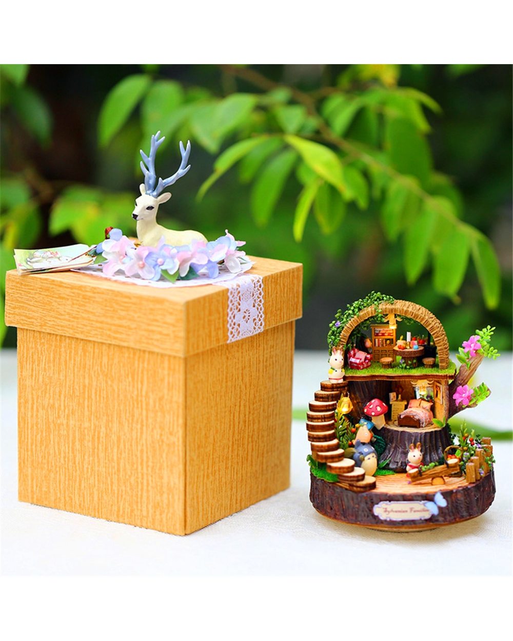 My Neighbor Totoro Music Box DIY Handmade front-1