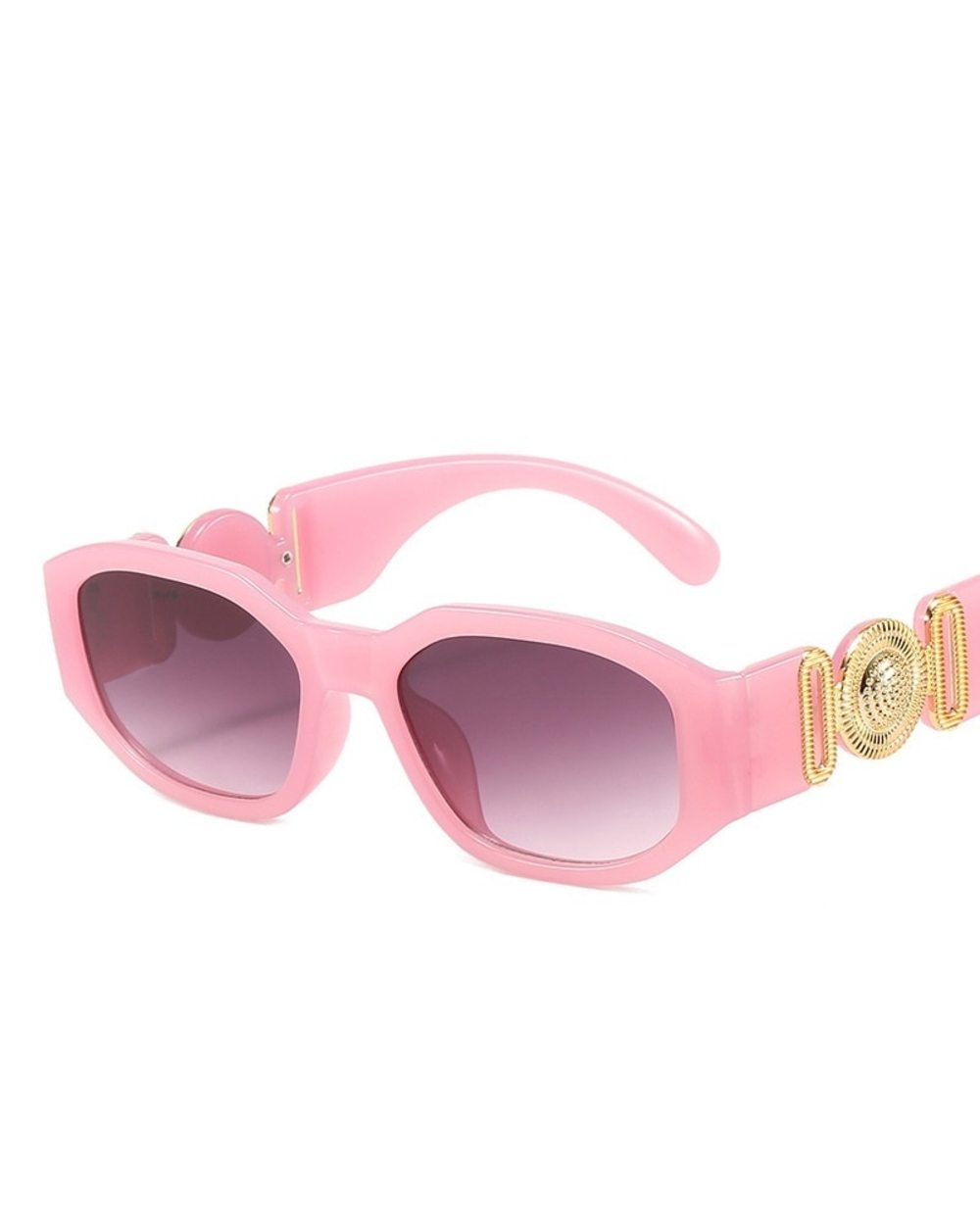 Fashion Brand Design Vintage Small Rectangle Sunglasses Women Men Retro Cutting Lens Gradient Square Sun Glasses Female front-5