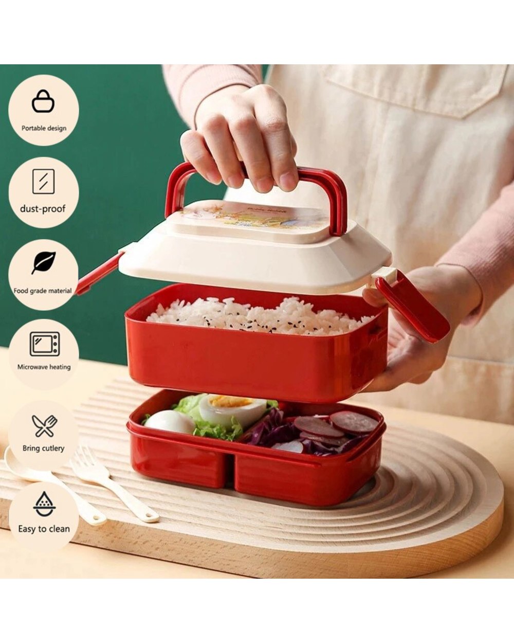 Portable Lunch Box front-1