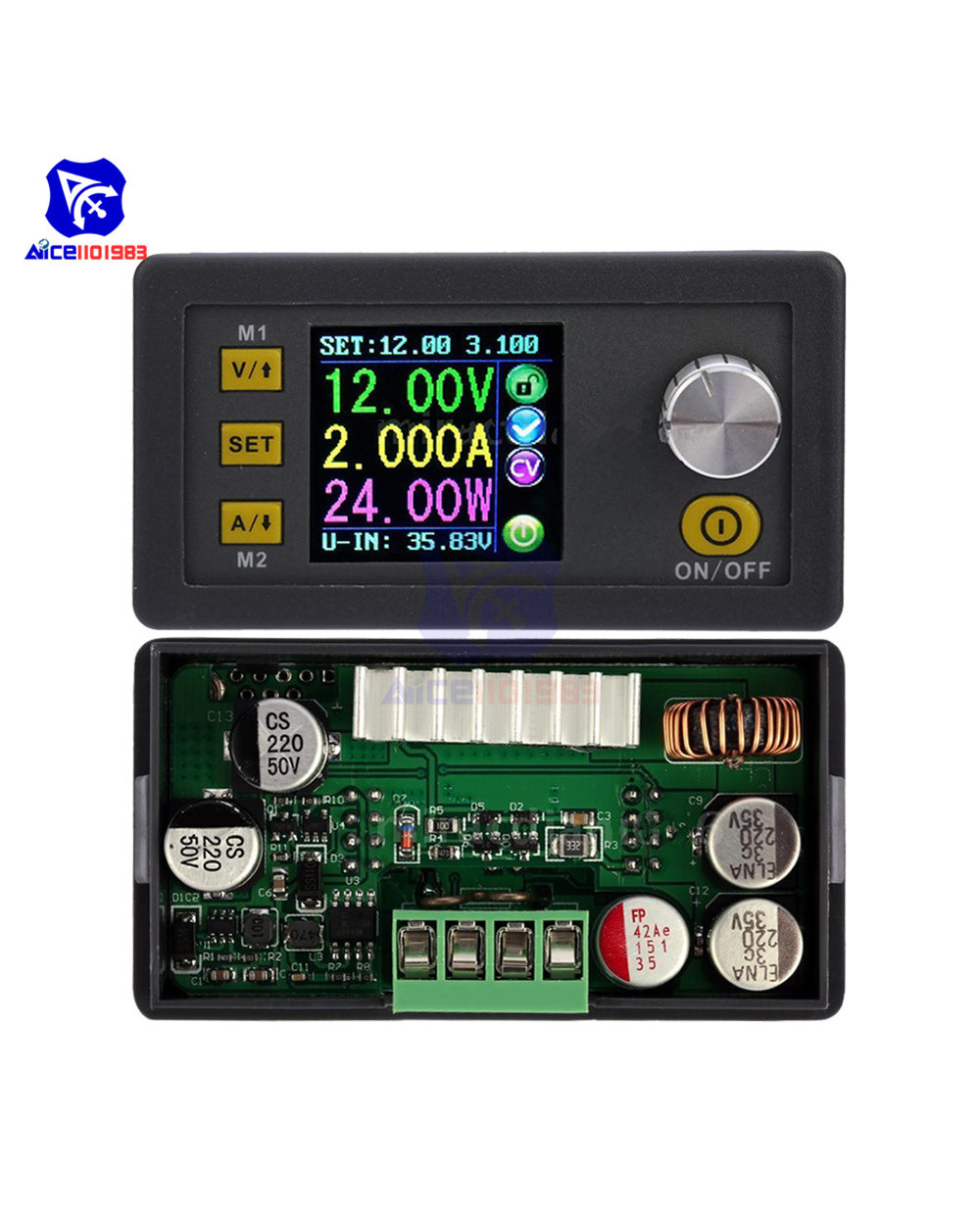 Diymore Dps5005/Dps3005/Dps3003/Dp50v5a/Dp20v2a Digital Adjustable Programmable Step-Down Buck Converter Power Supply M front-3