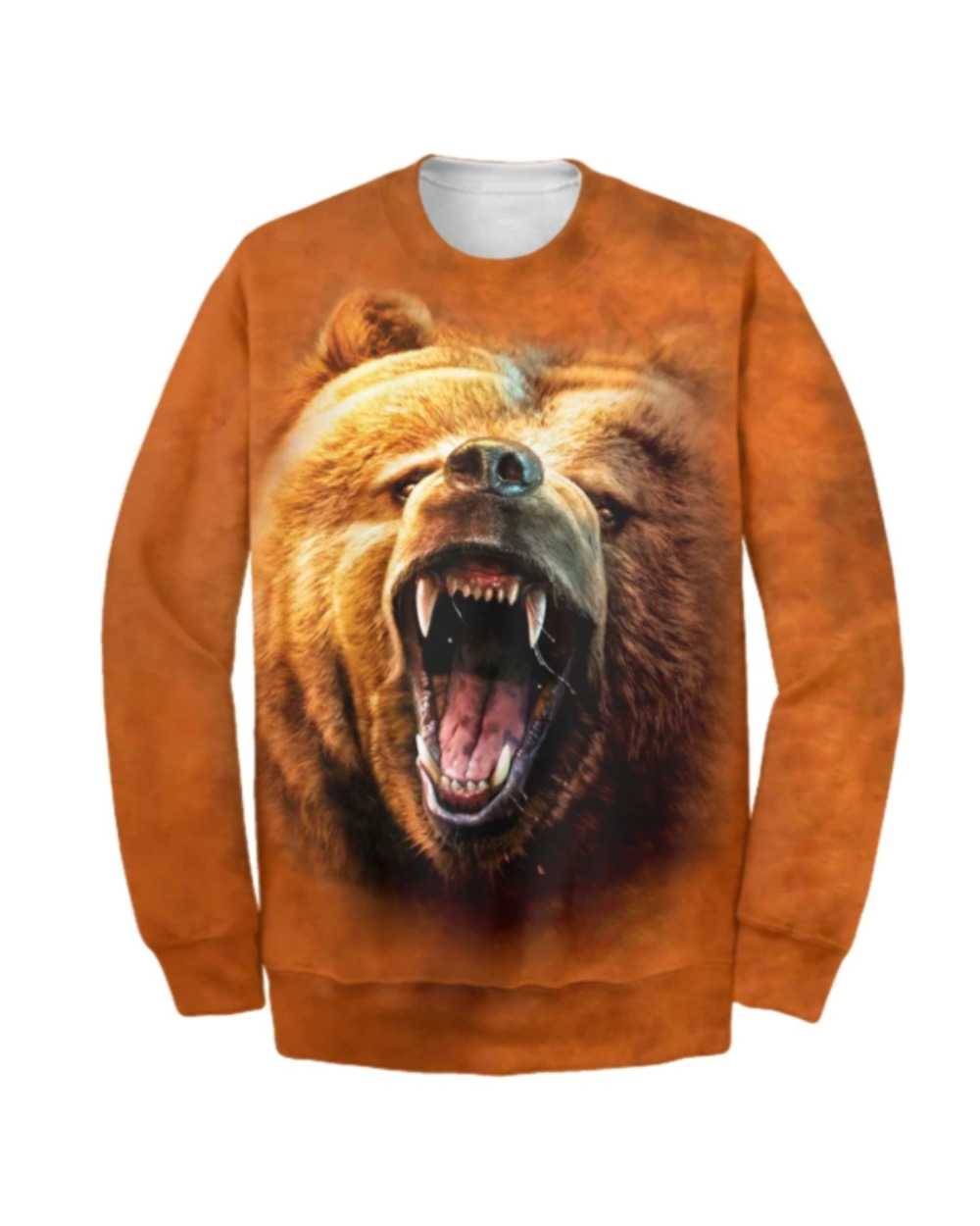 New Fashion 3D Hoodie Loving The Bear Animal Print Hooded Unisex VG06 front-1