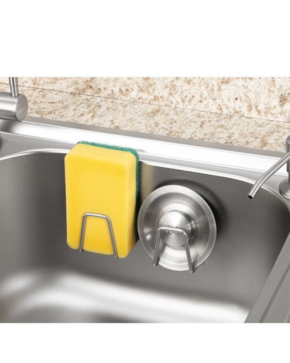 Kitchen Stainless Steel Sink Sponges Holder front-4
