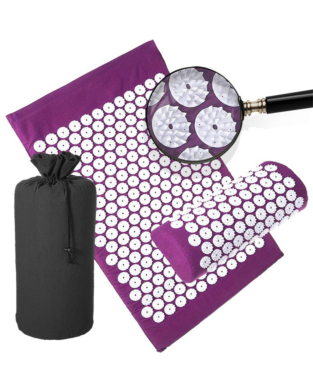 Acupressure Mat Spike Massage Mat And Pillow Relieve Back Relax Muscles Non-Slip Yoga Mats Acupuncture Cushions Applica front-0