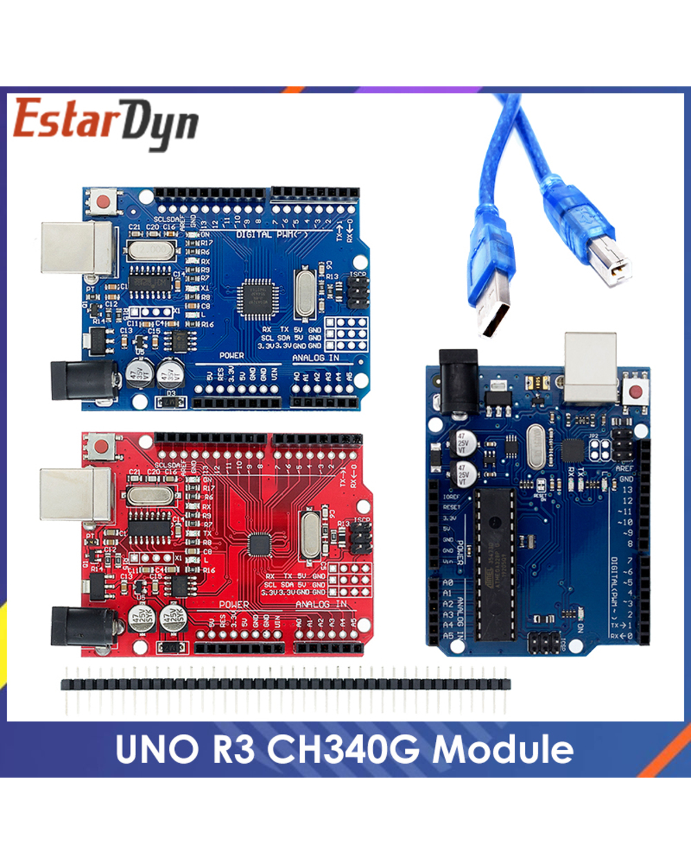 Uno R3 Ch340g+Mega328p Smd Chip 16Mhz For Arduino Uno R3 Development Board Usb Cable Atega328p One Set front-0