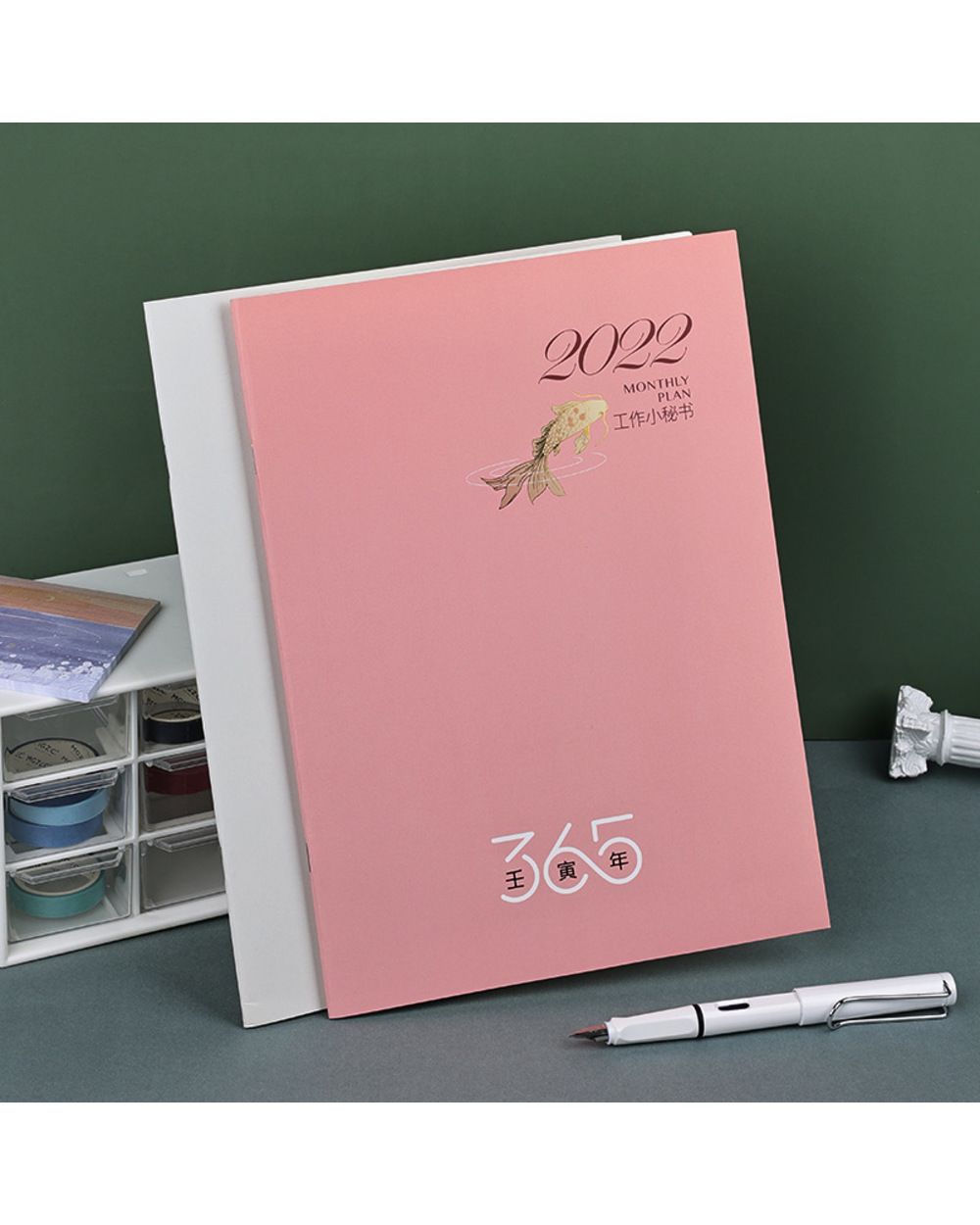 A4/A5 Agenda 2022 Notebooks And Journals Planner Organizer Creative Note Book Weekly Monthly Schedule Writting Notepad front-4