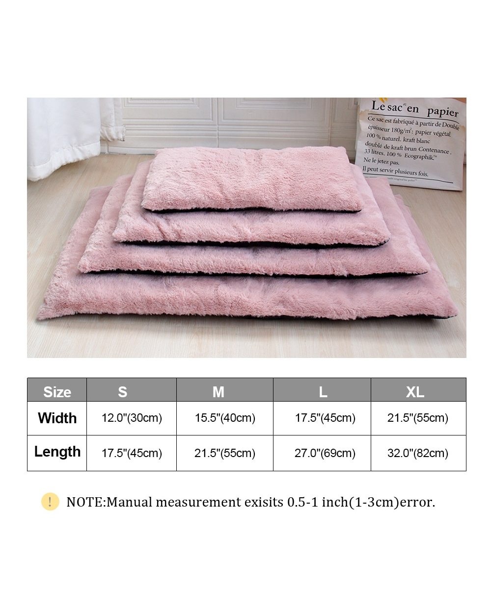 Soft Dog Cat Bed Mat Warm Pet Dog House Soft Fleece Puppy Sleeping Cushion Nest Mattress Winter Sofa Bed Kennel Washable front-5
