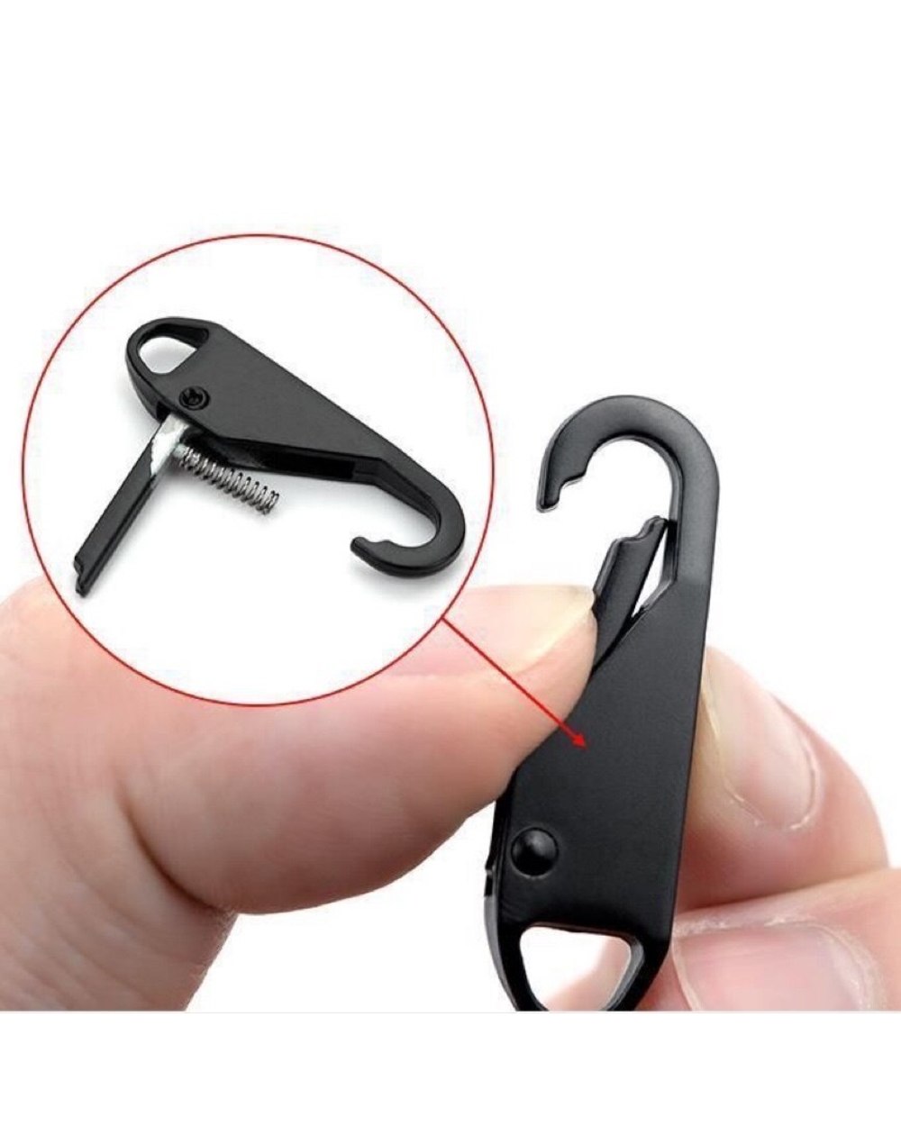 Zipper Slider Puller Instant Zipper Repair Kit Replacement For Broken Buckle Travel Bag Suitcase Zipper Head front-3