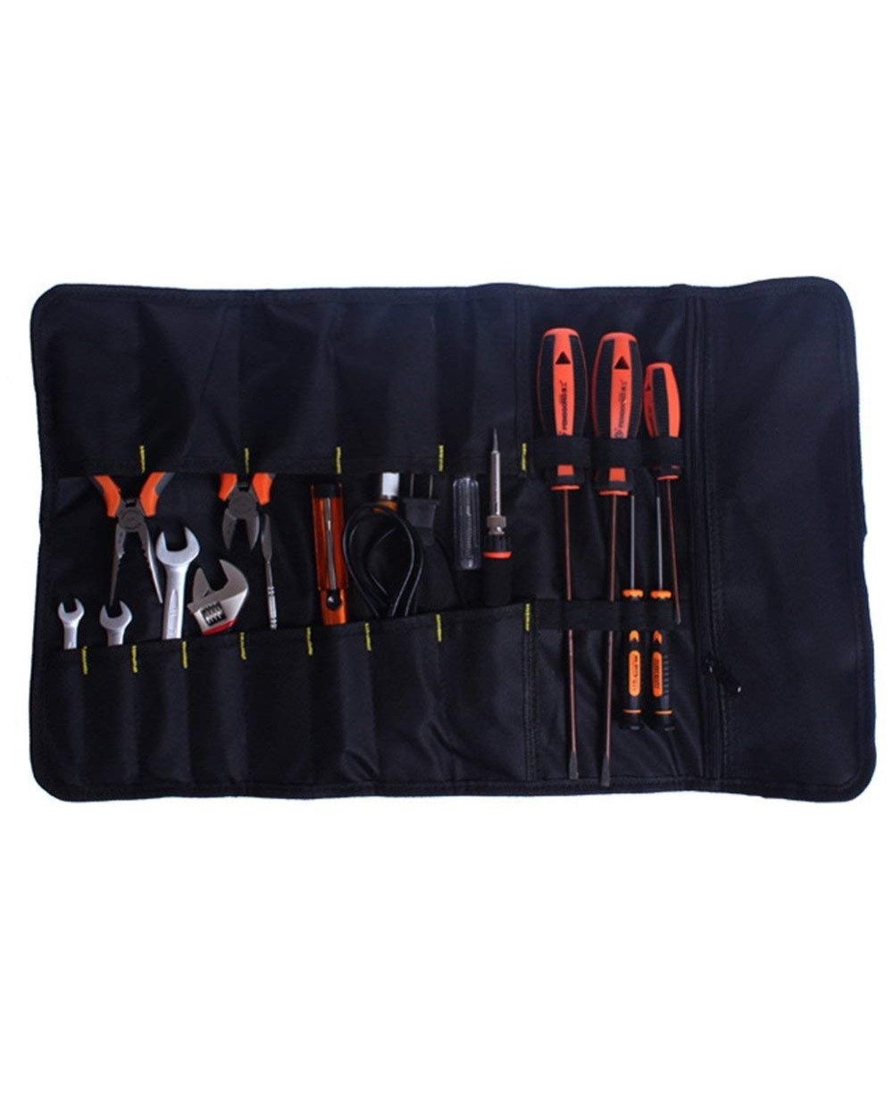ESPLB Roll Tool Bag Large Wrench Roll Up Portable Pouch Bag 22 Pockets Kit for Electricians Mechanics front-3