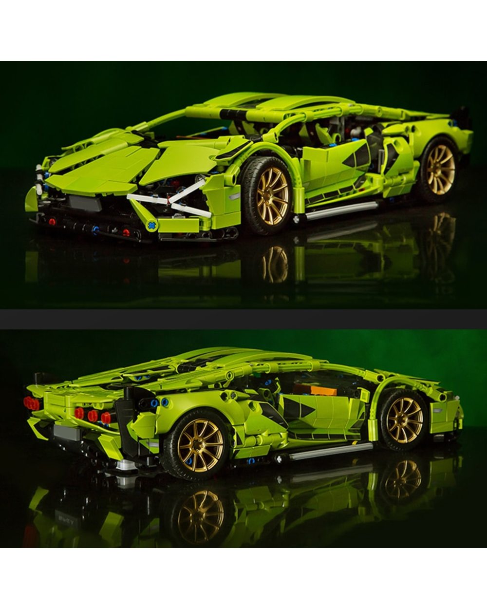 Famous Car Series Model Remote Control Electric Version Competitive Racing Building Blocks Boys Favorite Assembly Toys front-5