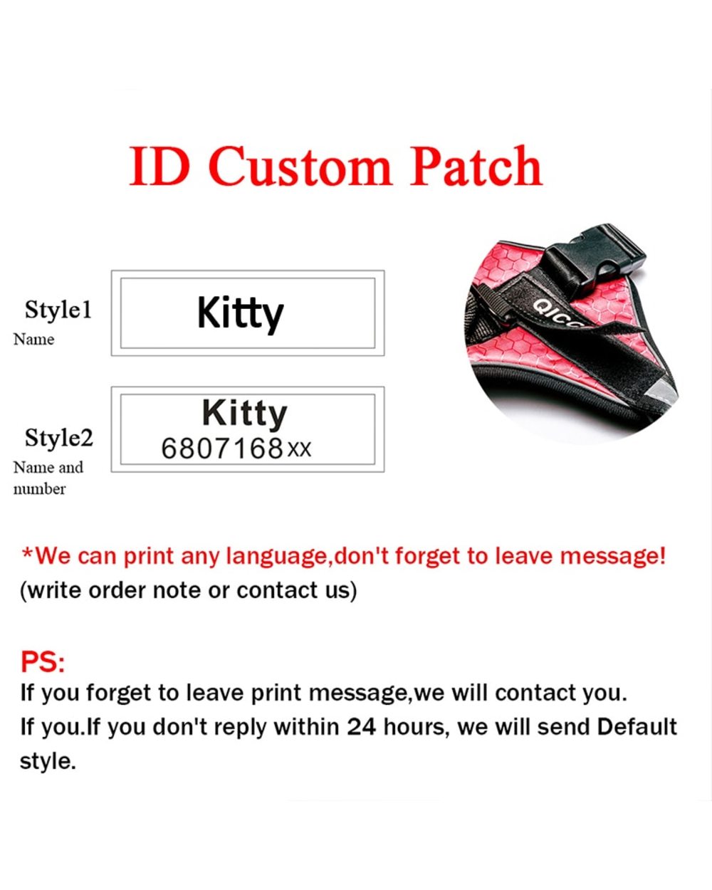 Dog Harness Vest front-3
