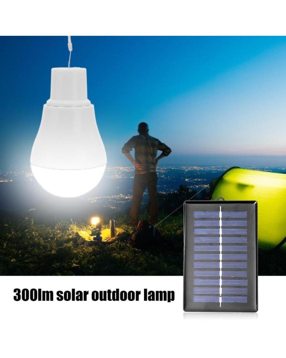 Portable Energy Saving Outdoor Solar Lamp USB Rechargeable front-1