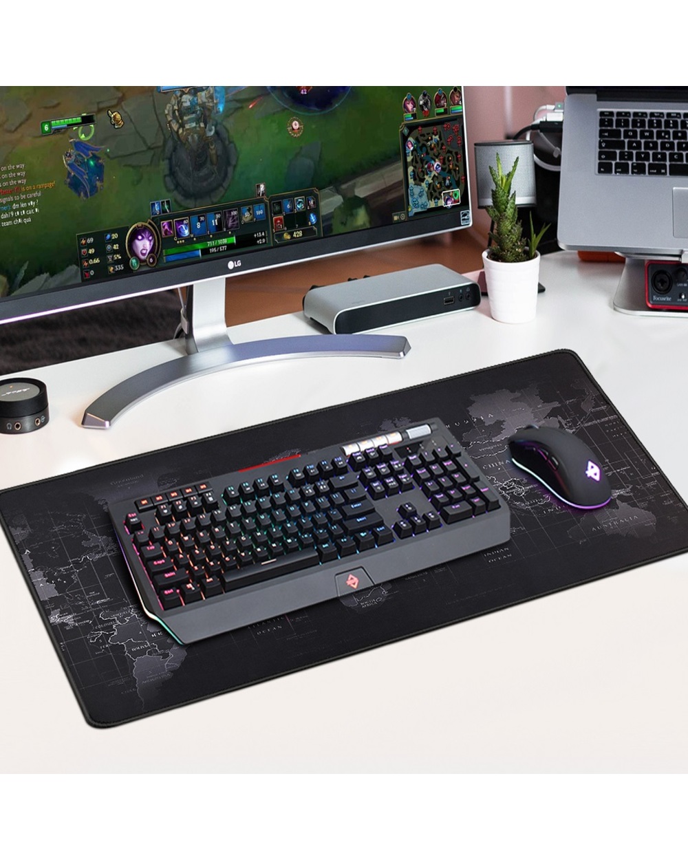 Gaming Mouse Pad Pc Gamer Mousepad Computer Keyboard Desk Mat Xxl Large Mause Pad 900×400 Mouse Carpet Table Deskpad front-5