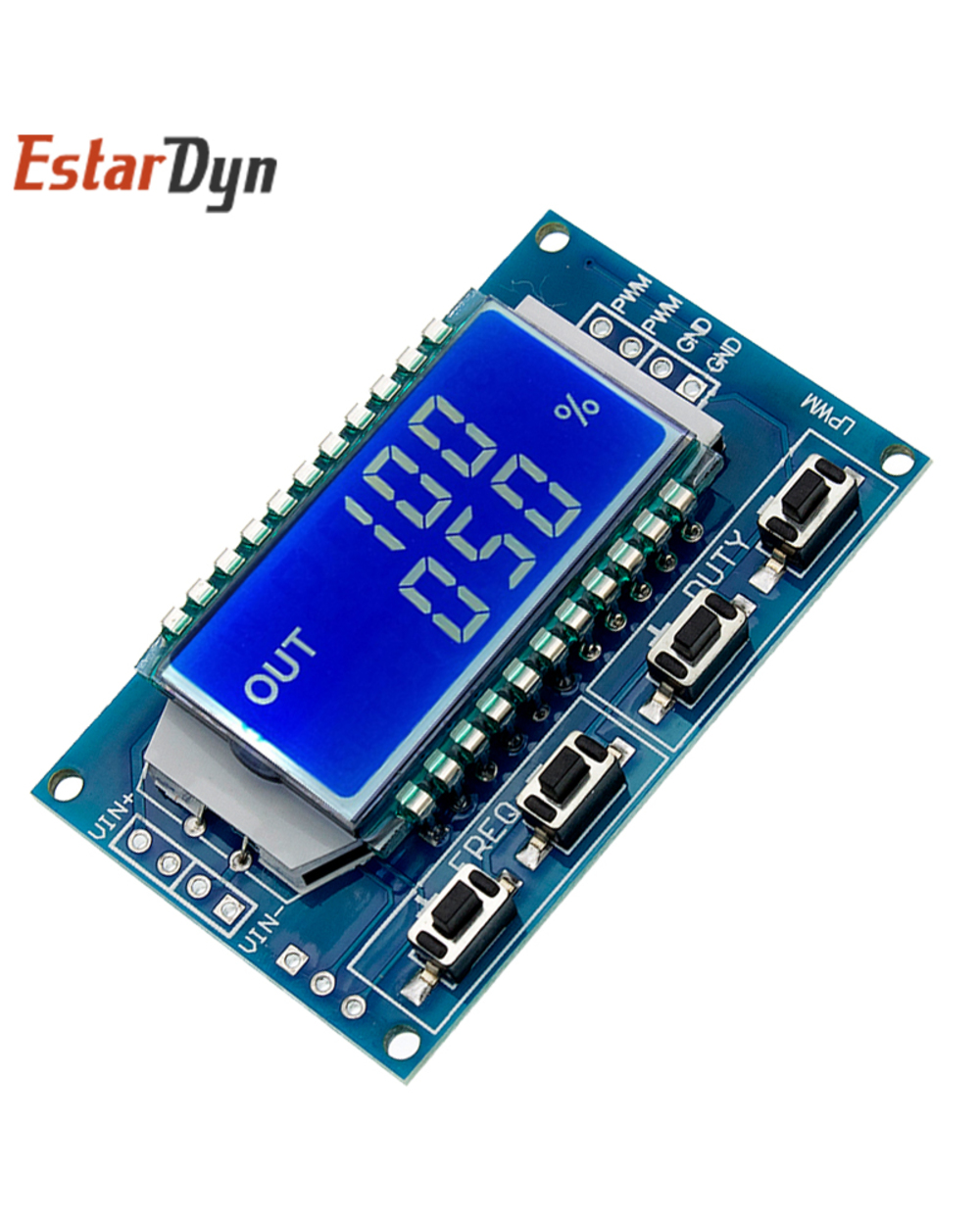 1Hz-150Khz Signal Generator Module Adjustable Pwm Pulse Frequency Function Generator Duty Cycle Ttl Lcd Display 5V Dc 1 front-3