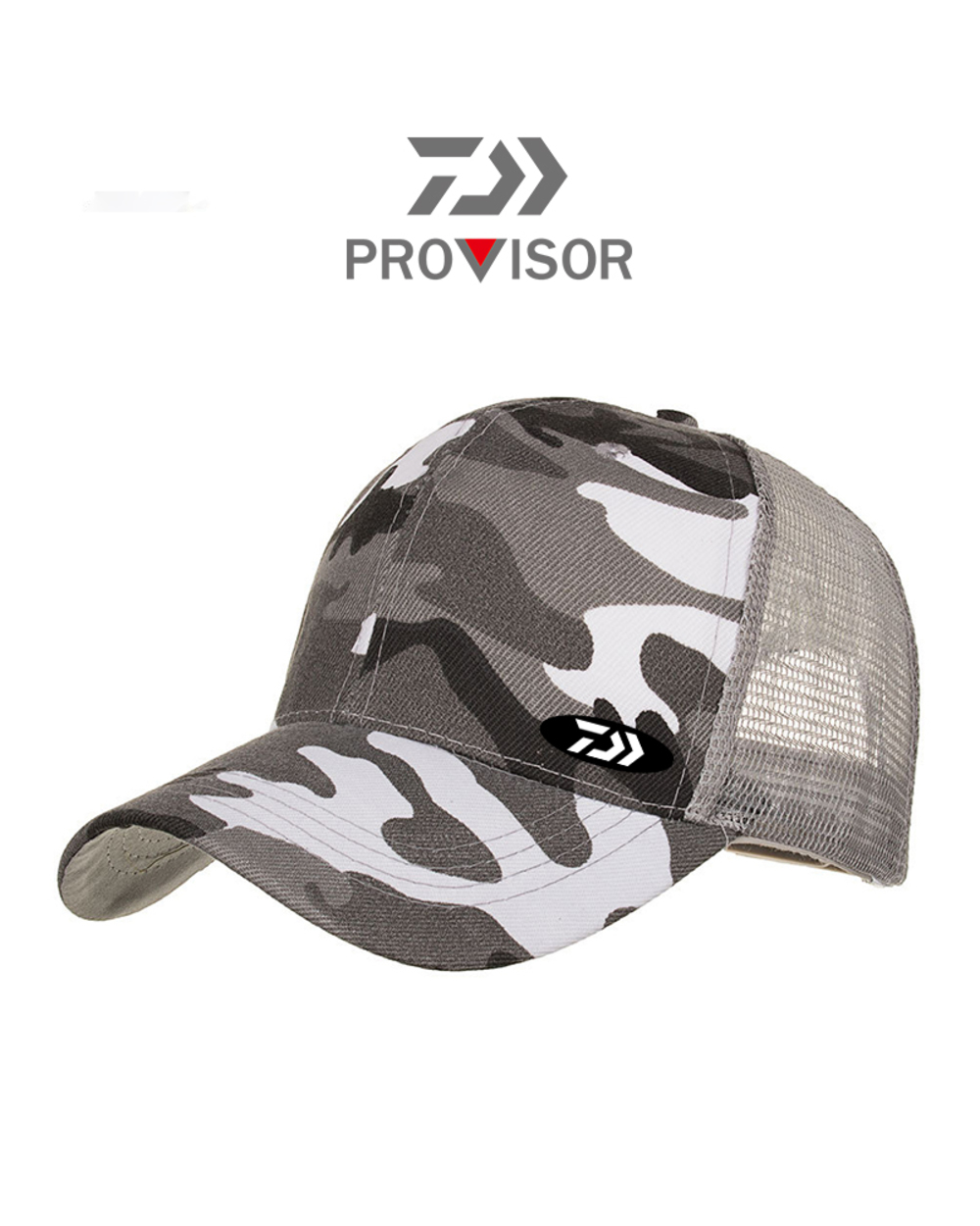 2020 Daiwa Fishing Sun Hat Summer Men Sunscreen Camouflage Adjustable Cap Baseball Fishing Cap Outdoors Mountaineering front-3