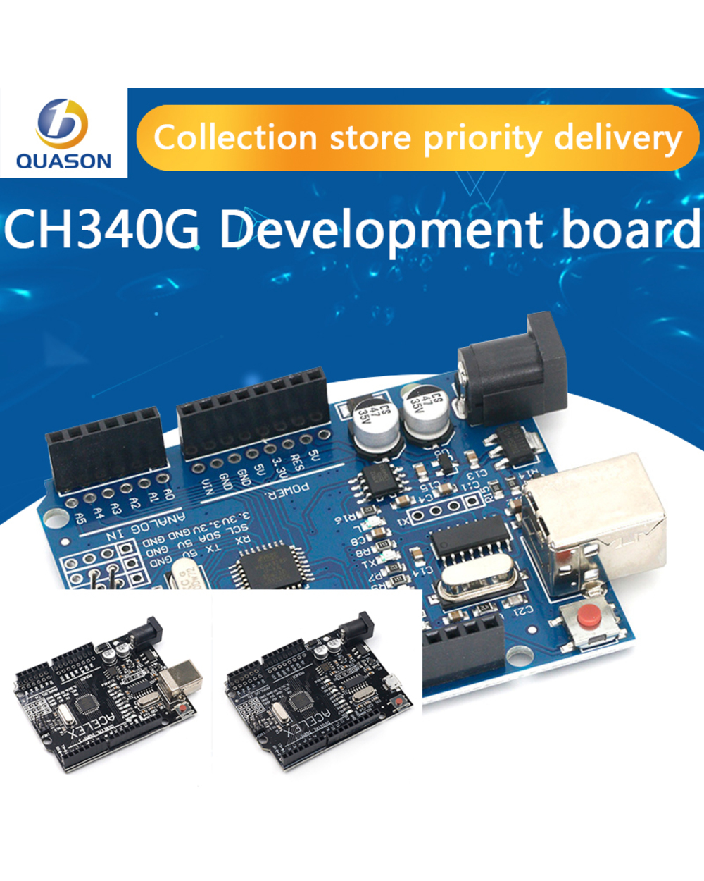 High Quality One Set Uno-R3 (Ft232) Mega328p For Arduino Uno R3 Atmega328p-Au Development Board front-0