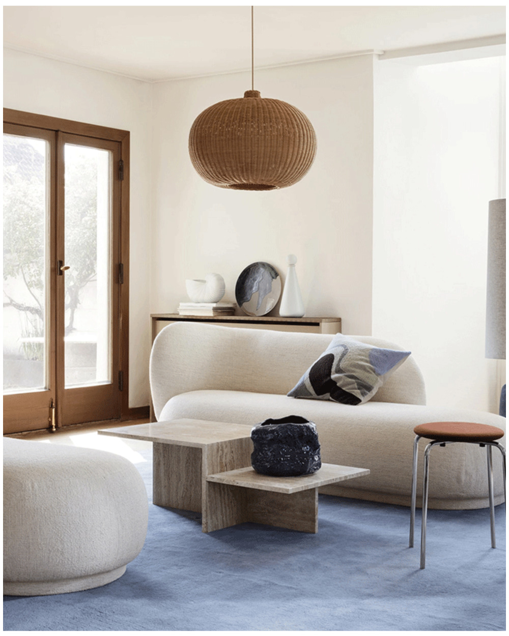 Nordic Pastoral Creative Rattan Art Lamp Farmhouse Restaurant Home Bedroom Living Room Pot Shop Kitchen Bamboo Pandent front-3