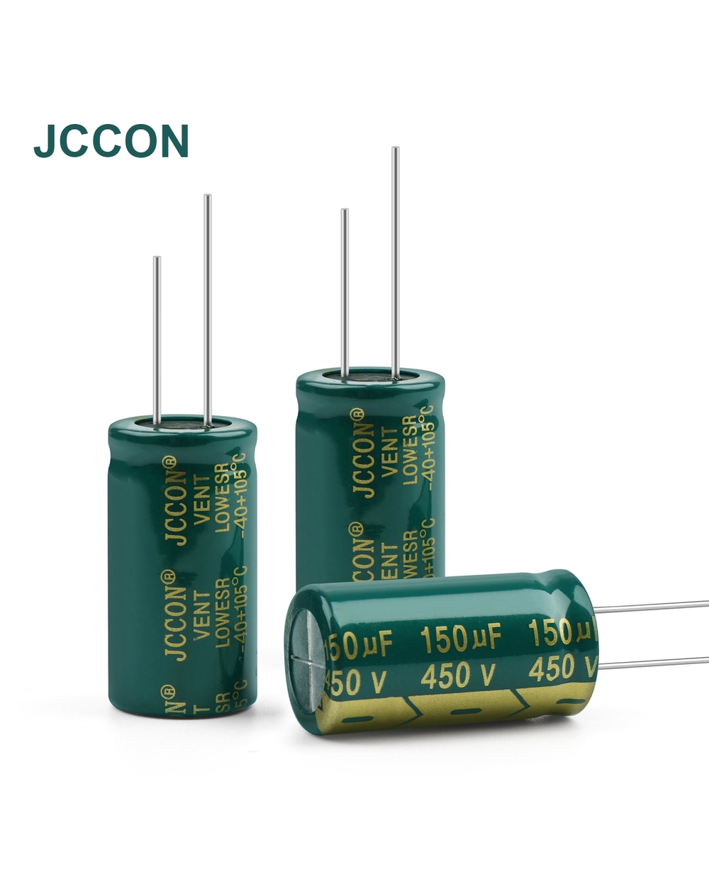 Jccon Aluminum Electrolytic Capacitor High Frequency Low Esr 6.3V 10V 16V 25V 35V 50V 63V 100V 400V 450V 100Uf 220Uf 33 front-3