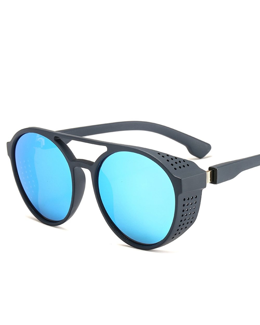 Sunglasses Women/Men 2023 Vintage Round Sun Glasses High Quality Brand Designer Sunglass Lentes De Sol Hombre/Mujer Uv4 front-2