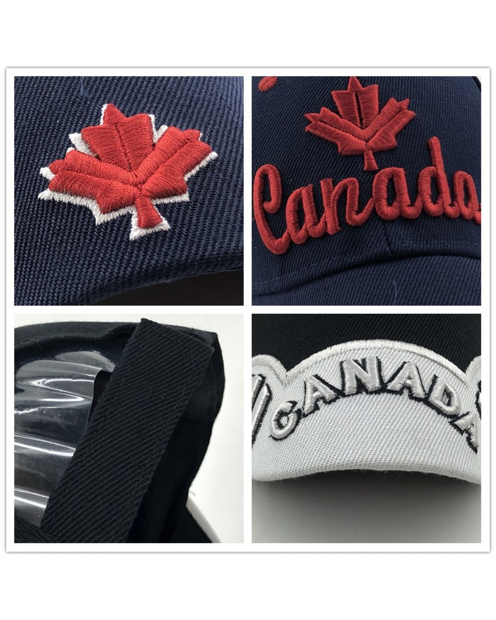 Gorras Brand Canada Flag Men Fishing Baseball Cap Of Canada Hat Mens Snapback Bone Adjustable Wonmen Baseball Hat Snapb front-4