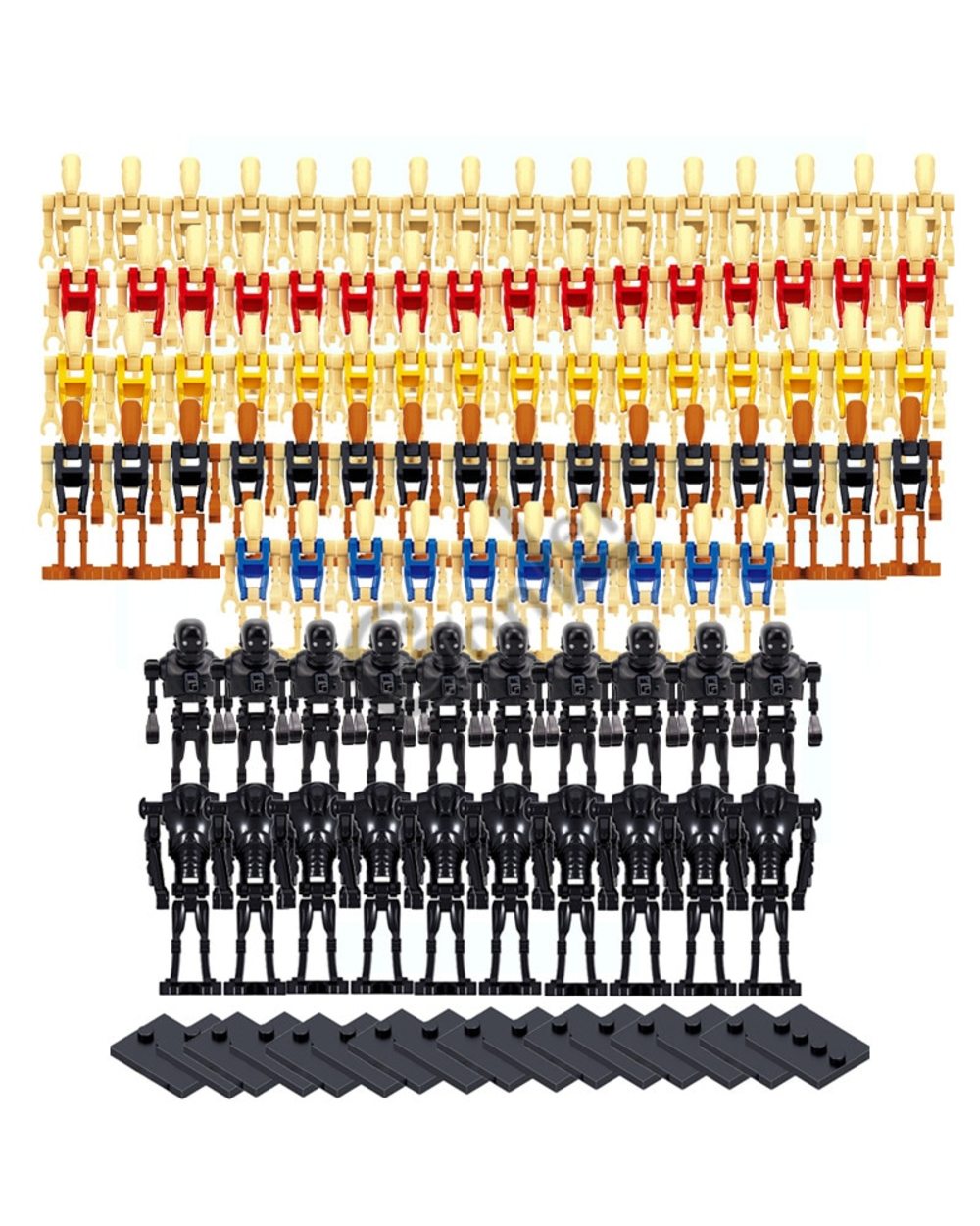 Wholesale 100Pcs lot Battle Droids K2 SO Figures Building Block Bricks Building Model Set kits Bricks front-4