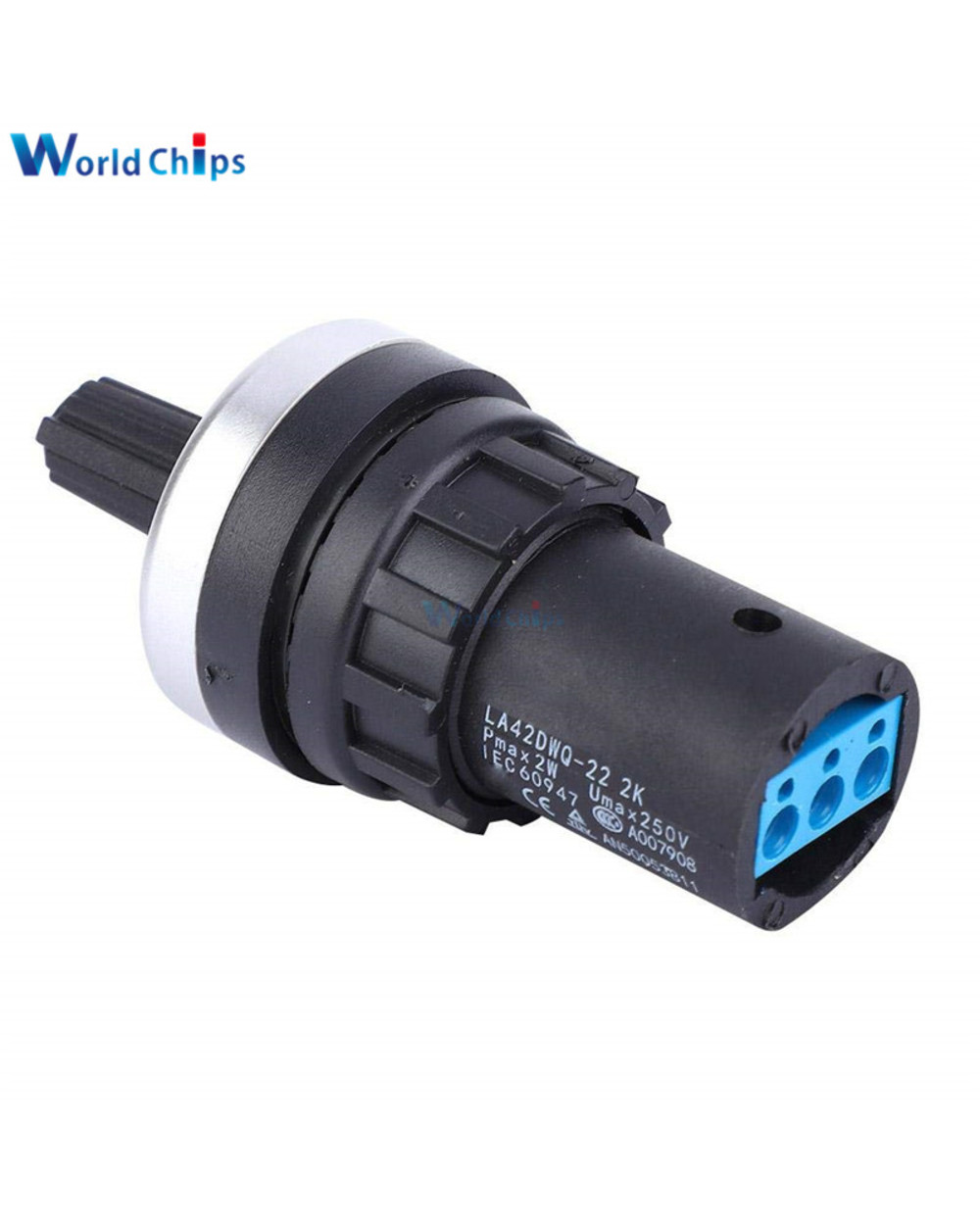 La42dwq-22 1K 2K 5K 10K 20K 50K Ohm 22Mm Diameter Pots Rotary Potentiometer Converter Governor Inverter Resistance Spee front-1
