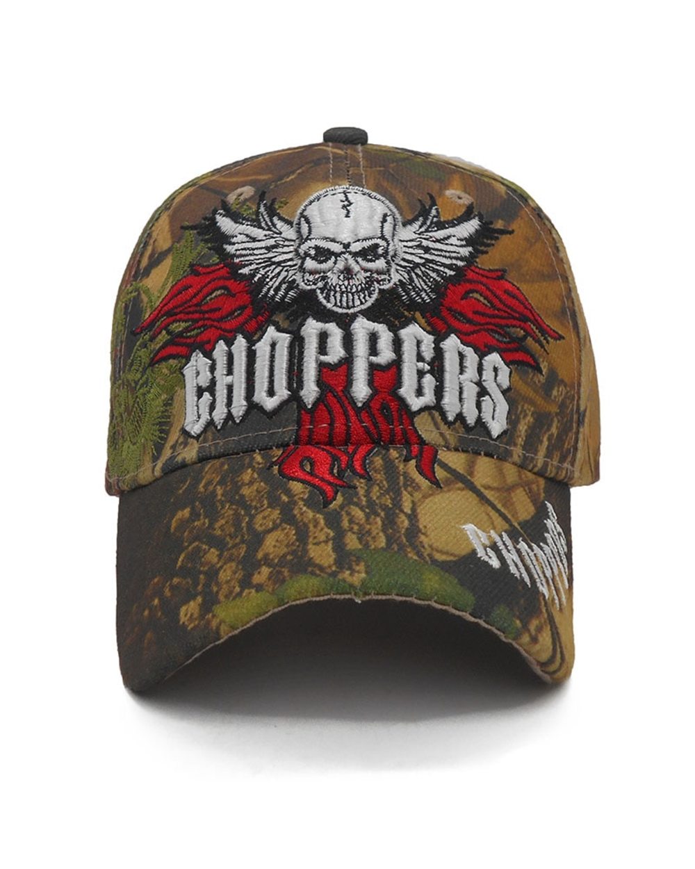 New Embroidered Skull Cap Hat front-0