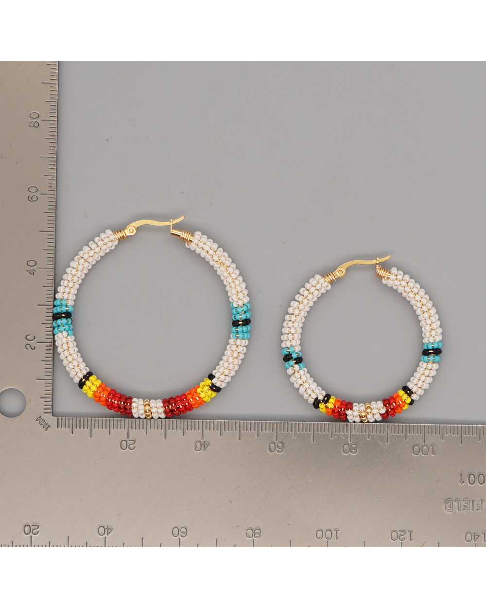 Native Jewelry American Hoop Earrings For Women front-3