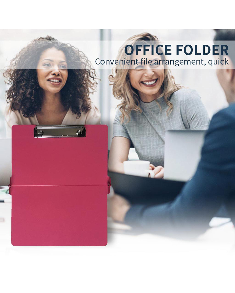 A4durable Aluminium Alloy Clipboard Nursing Folding Nursing Clipboard Withquick Referencematerial File Organizer Statio front-1