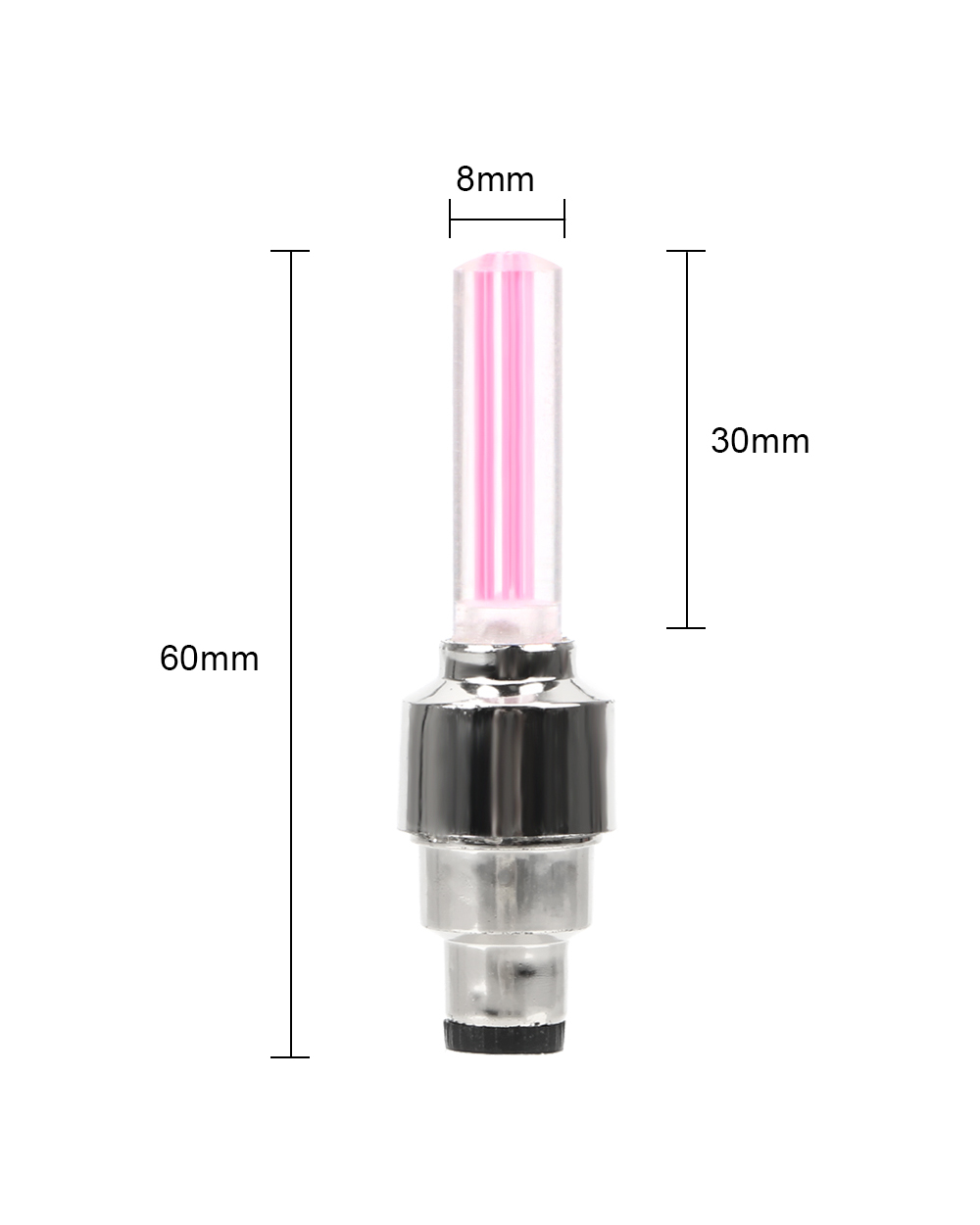 Forauto 2Pcs Car Wheel Led Light Motocycle Bike Light Tire Valve Cap Decorative Lantern Tire Valve Cap Flash Spoke Neon front-1