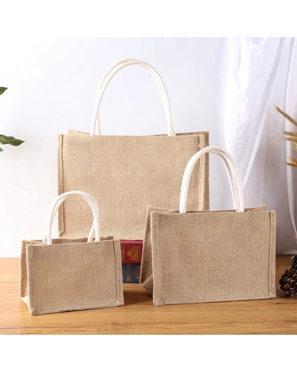 Eco Handbag Tote Reusable Grocery Shopper Bags Eco and friendly accessories front-1