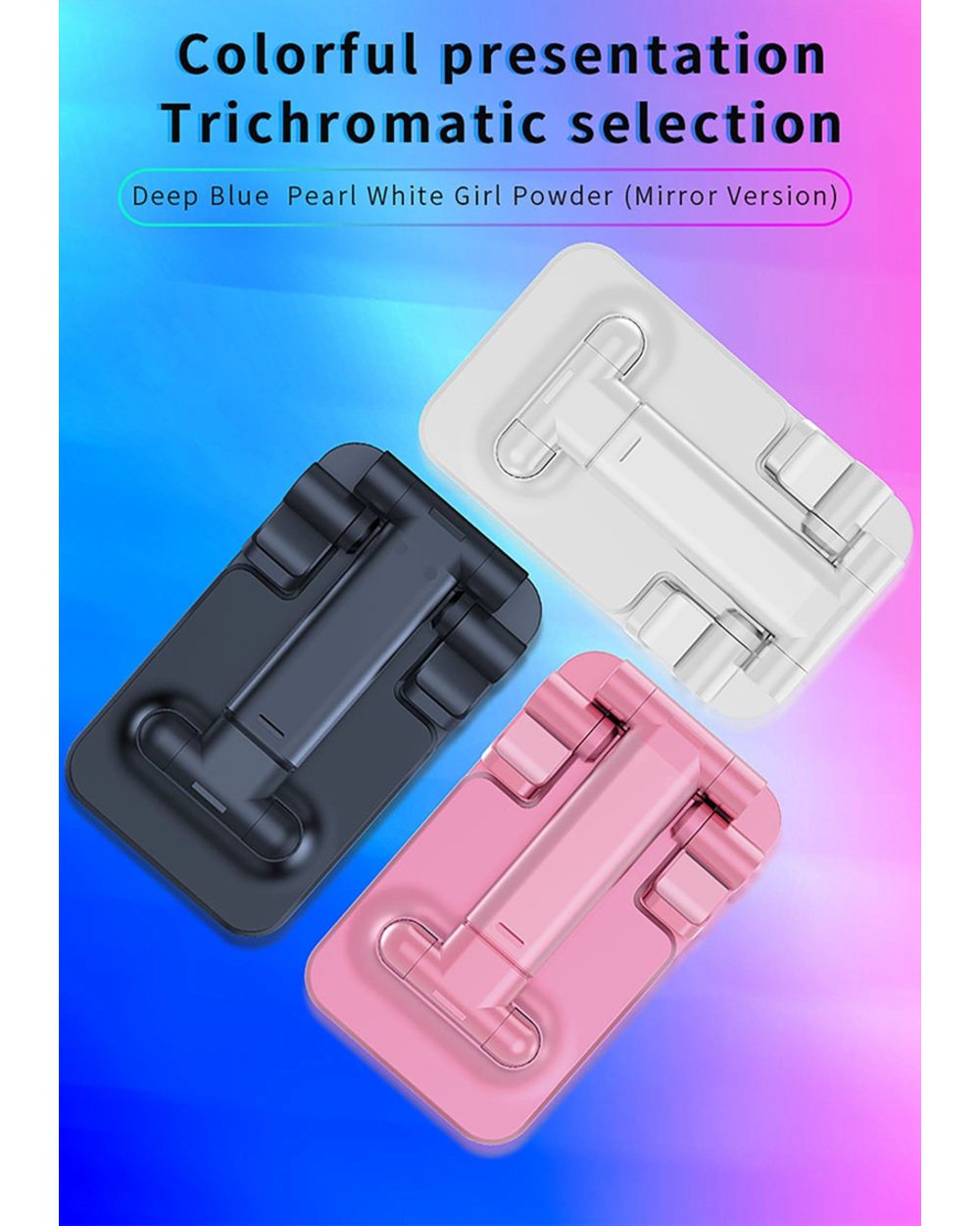 Cmaos Metal Desktop Tablet Holder Table Cell Foldable Extend Support Desk E Phone Holder Stand For Ipad Adjustable front-4