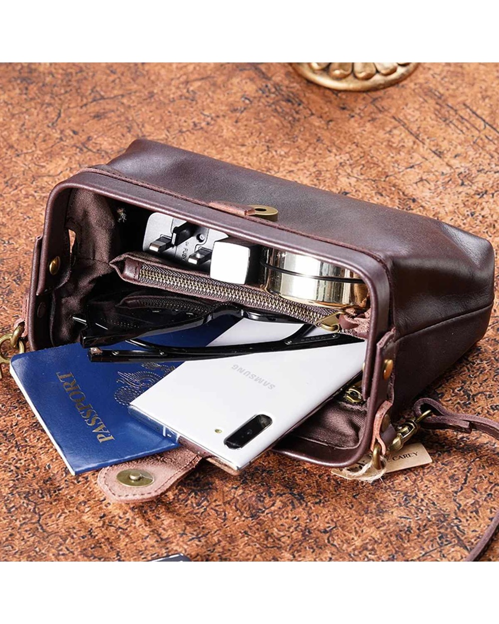 Premium Leather Retro Handmade Bag front-2