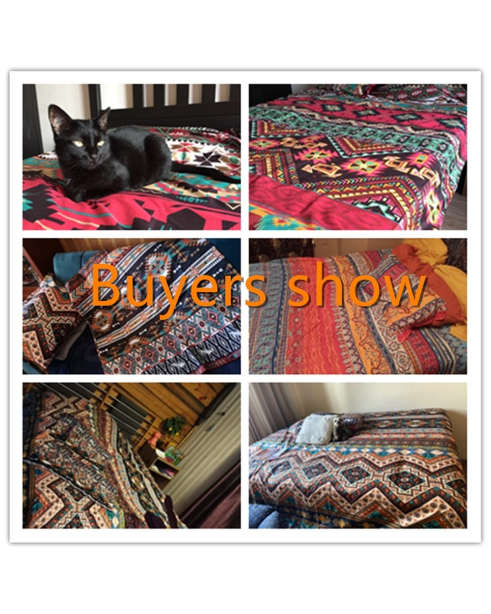 Nordic Bohemian Style Bedding Set front-5