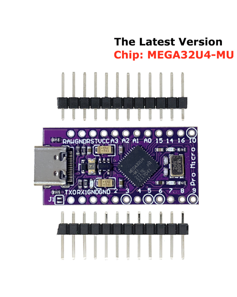Micro/Mini/Type-C Usb Atmega32u4 Module 5V 16Mhz Board For Arduino Atmega32u4-Au/Mu Controller Pro-Micro Replace Pro Mi front-5