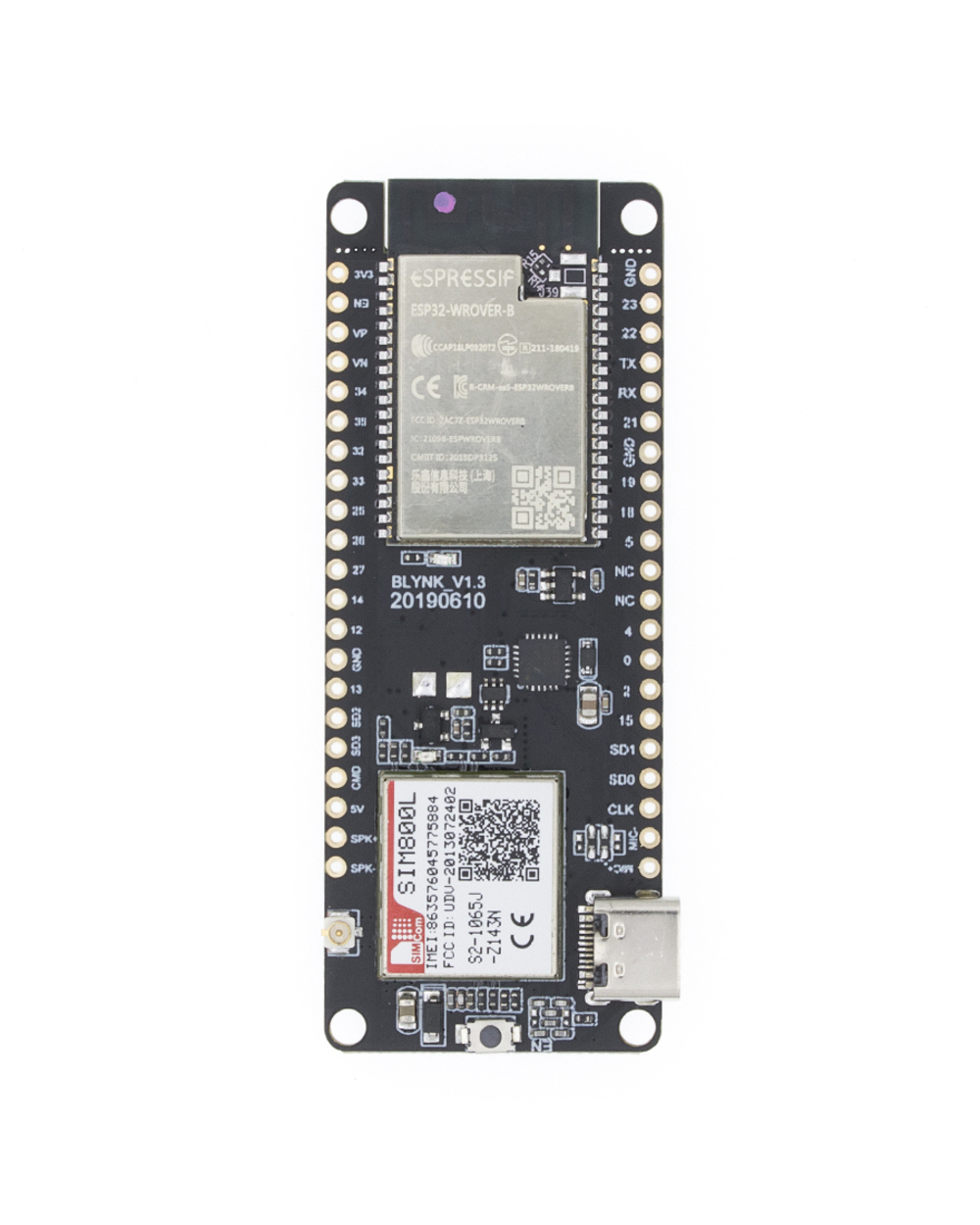 Ttgo T-Call V1.3 Esp32 Wireless Module Gprs Antenna Sim Card Sim800l Module front-4