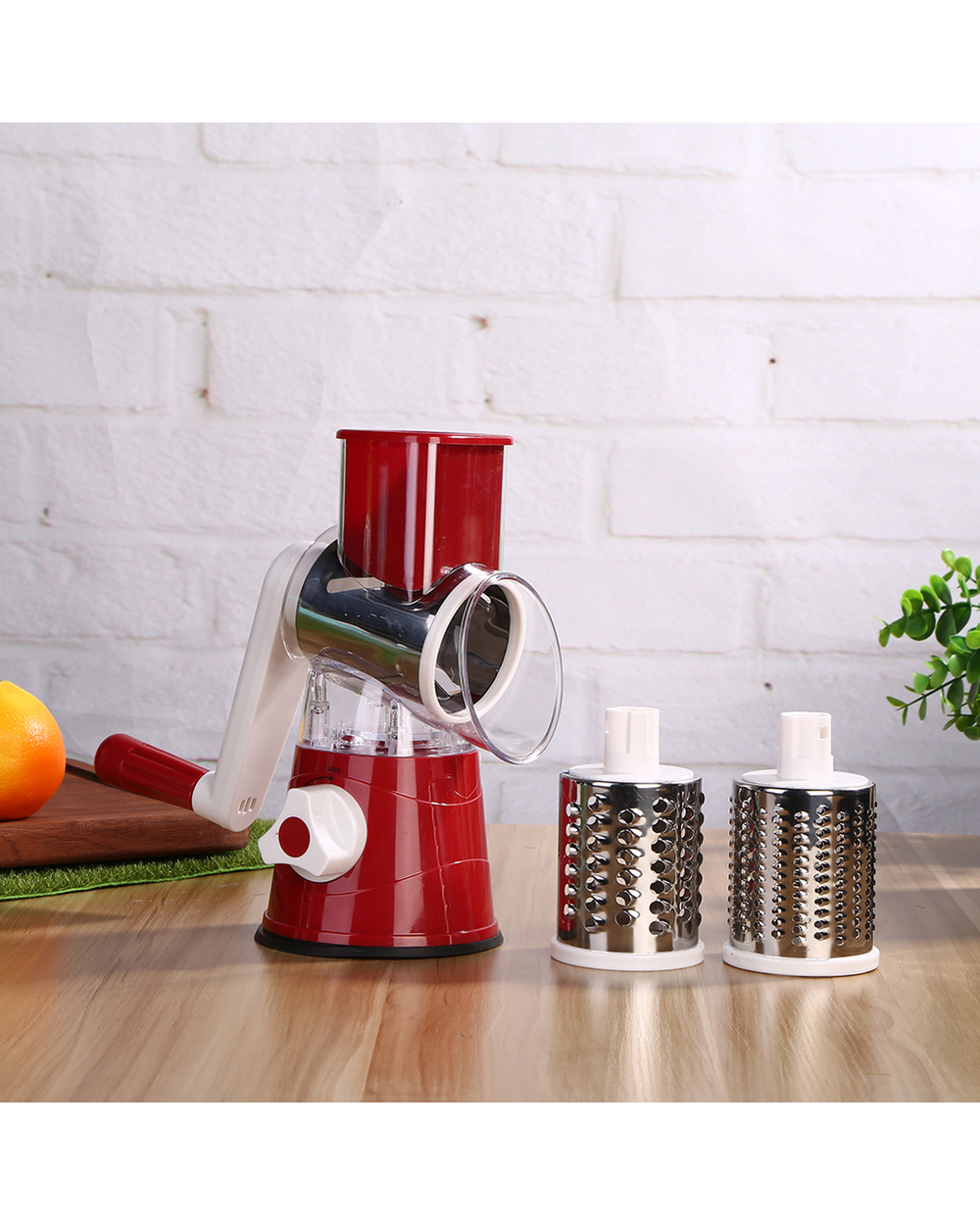 Kitchen Grater Vegetable Slicer Chopper Manual Procr 3 In 1 Multifunction Grater Food Friut Potato Spiralizer Cutter front-2