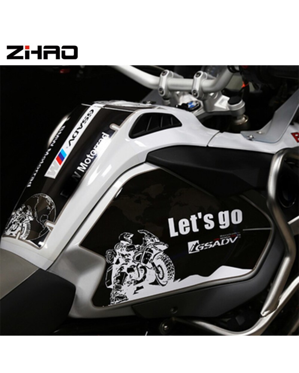 Motorcycle Fuel Tank Sticker Accries Decals Stickers For R1200gs Adv