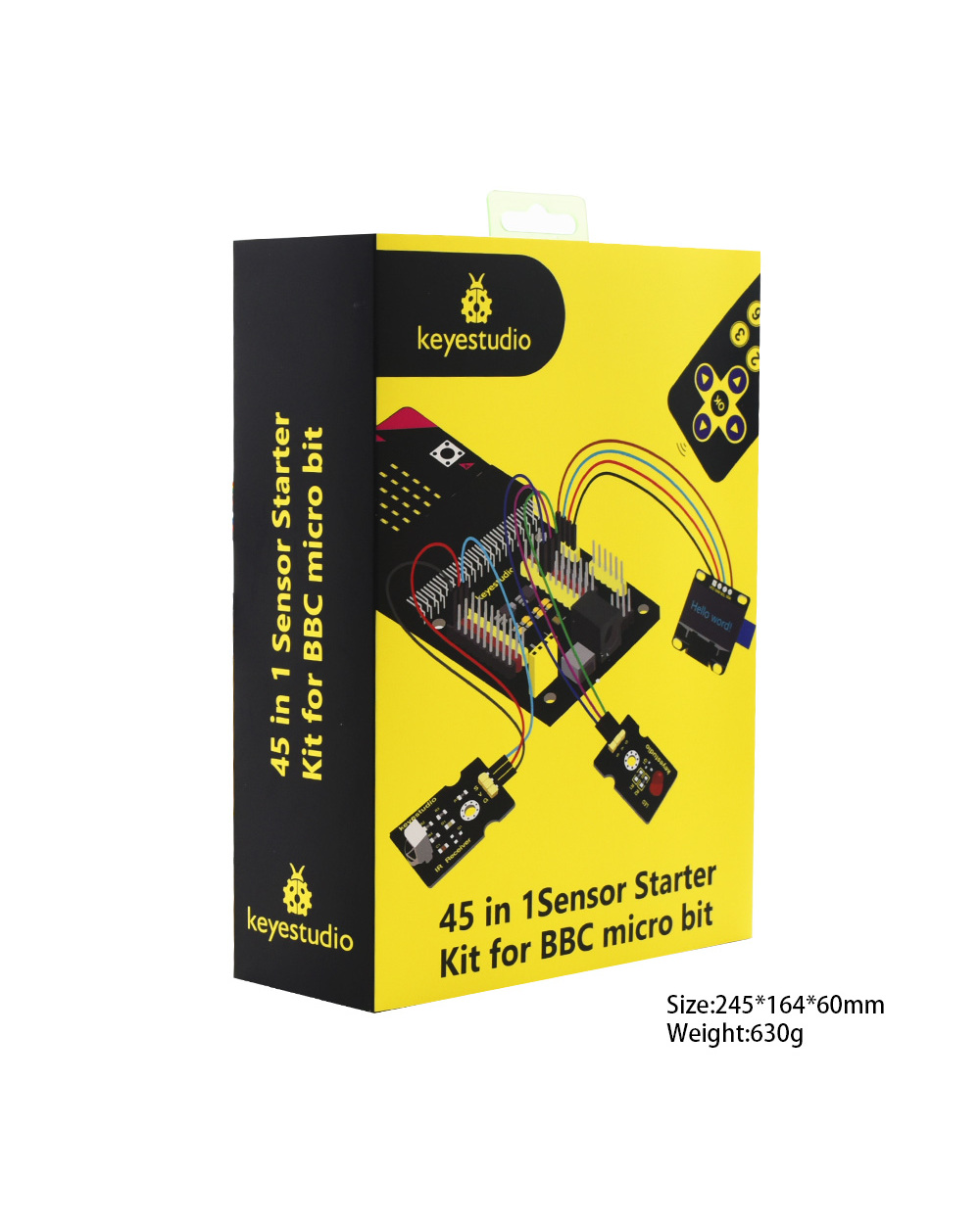 Keyestudio 45 In 1 Sensor Starter Kit Electronic Diy Kit For Bbc Micro:Bit V2+45 Projects W/Gift Box front-1