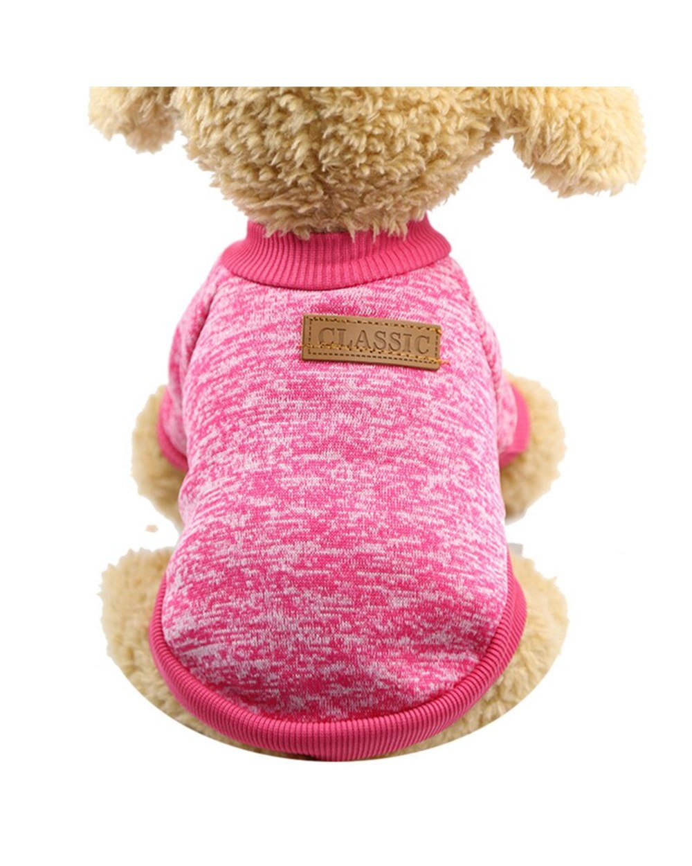 Hot sale Dog Clothes for Small Dogs Soft Pet Dog Cat Sweater Clothing front-2