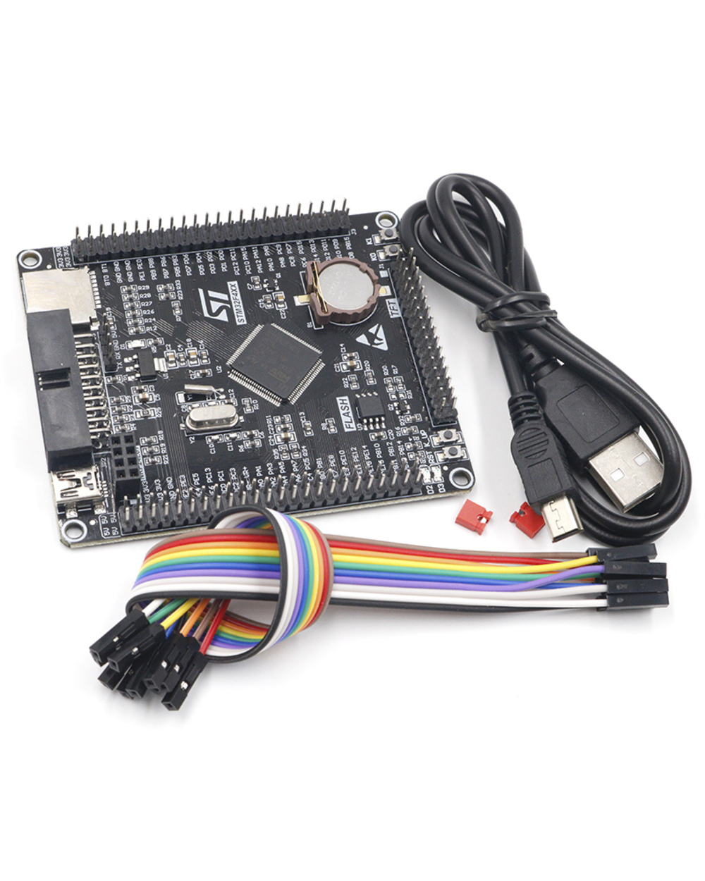 Stm32f407vet6 Development Board Cortexm4 Stm32 Minimum System Learning Board Arm Core Board +3.2 Inch Lcd Tft With Touc front-1