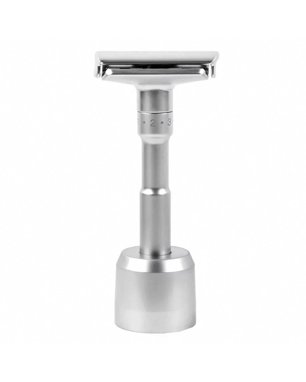 Double Edge Razor Wet Shaving For Men Women Classic Stainless Travel Metal Steel Handle Safety Double Edged Shaver Face front-5