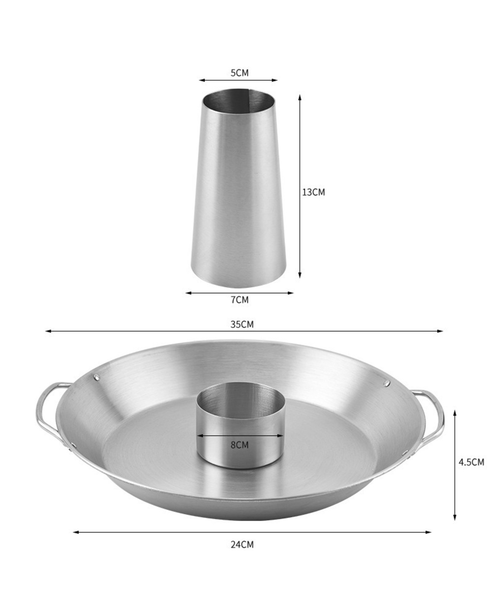 Kitchen Outdoor Bbq Tools Stainless Steel Chicken Duck Holder Plate Grill With Stand Roasting Bbq Rib Grill Stand Roast front-5