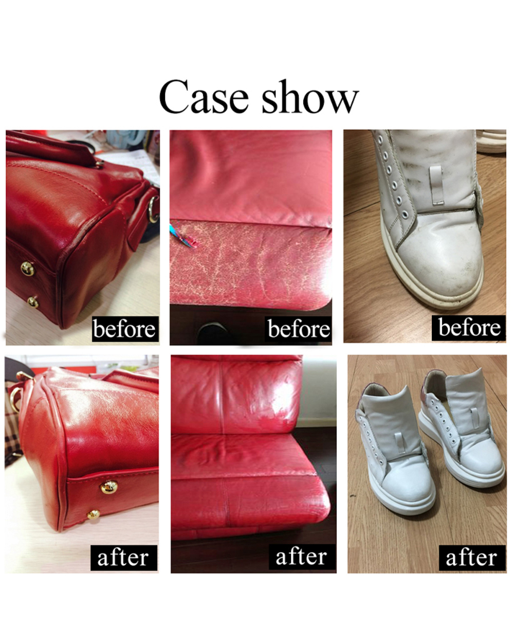 Sapphire Blue Leather Paint Shoe Cream For Leather Sofa Bag Clothing Repair Restoration Color Change front-4
