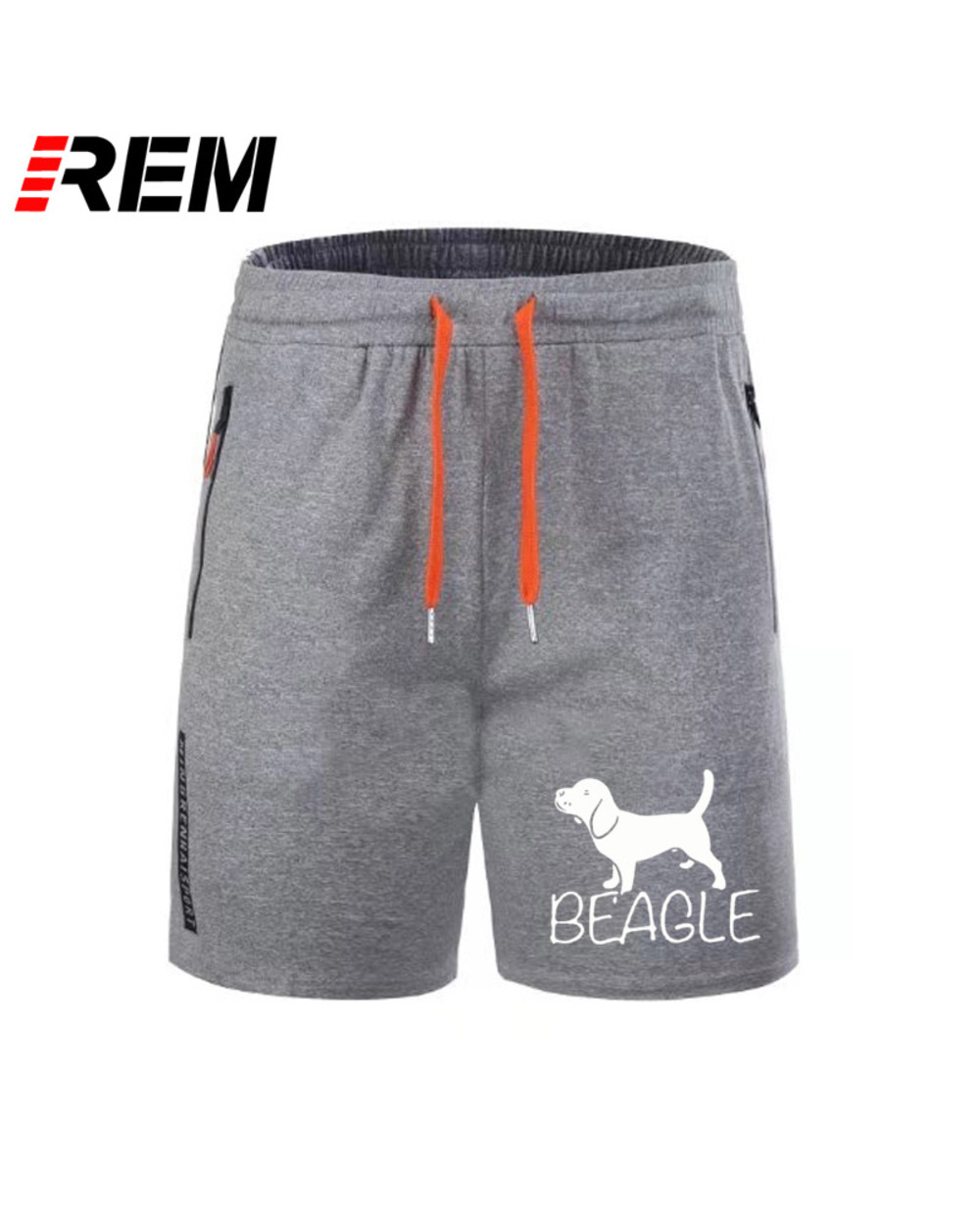 Beagle Vintage Short pants Funny Shirt For Dog Lover Crewneck Tops Cotton Plus Size panties short pants front-1