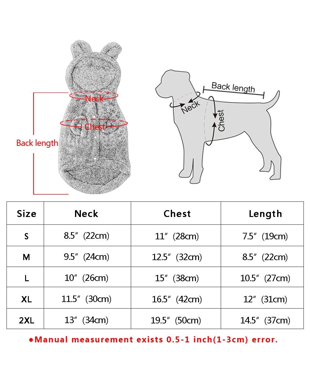 Warm Cat Clothes Winter Pet Puppy Kitten Coat Jacket For Small Medium Dog Cats Chihuahua Yorkshire Clothing Costume Pink front-5