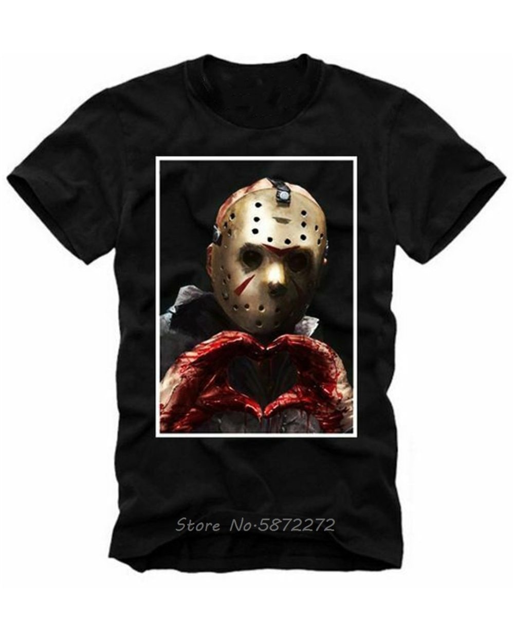 Cotton T Shirt Jason Voorhee front-0