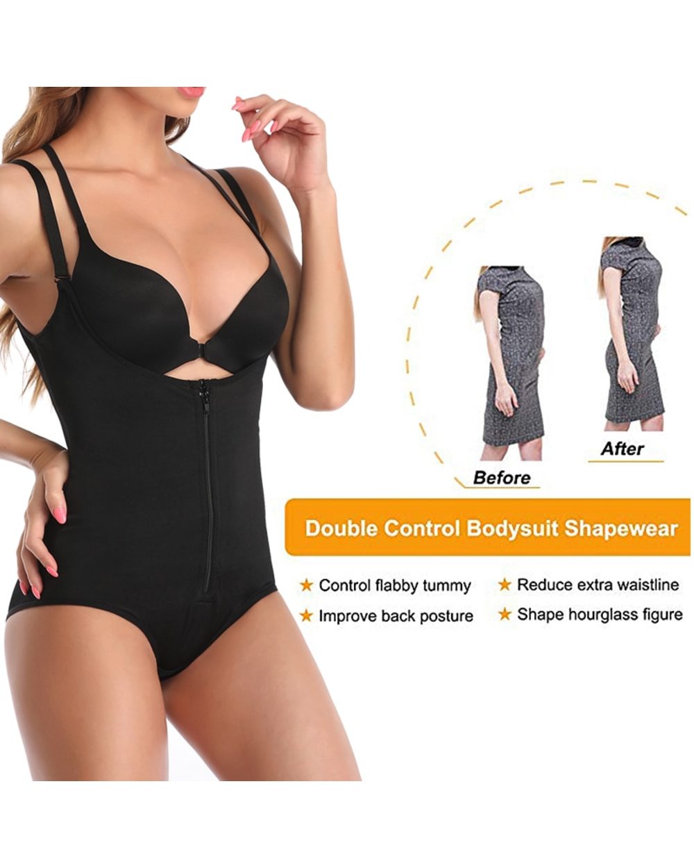 Bodysuit Latex Body Shaper front-2